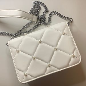 Small White Pearl Purse or Clutch